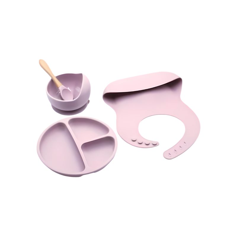 GENERICO - Set De Alimentación De Silicona Para Bebés