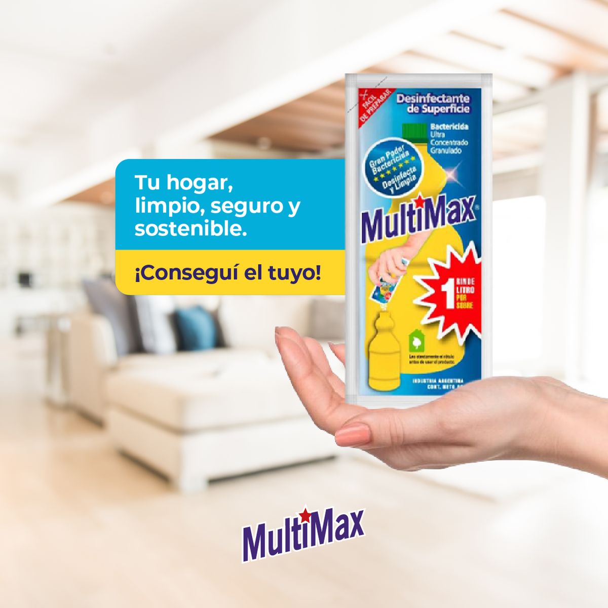 GENERICO - CLORO GRANULADO DILUIR 1 LITRO MULTIMAX