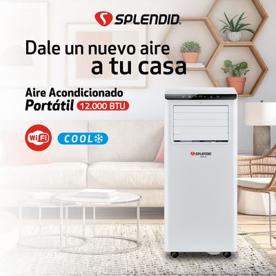 Imagen 2 del producto Aire acondicionado portátil 12K BTU Solo Frío WIFI