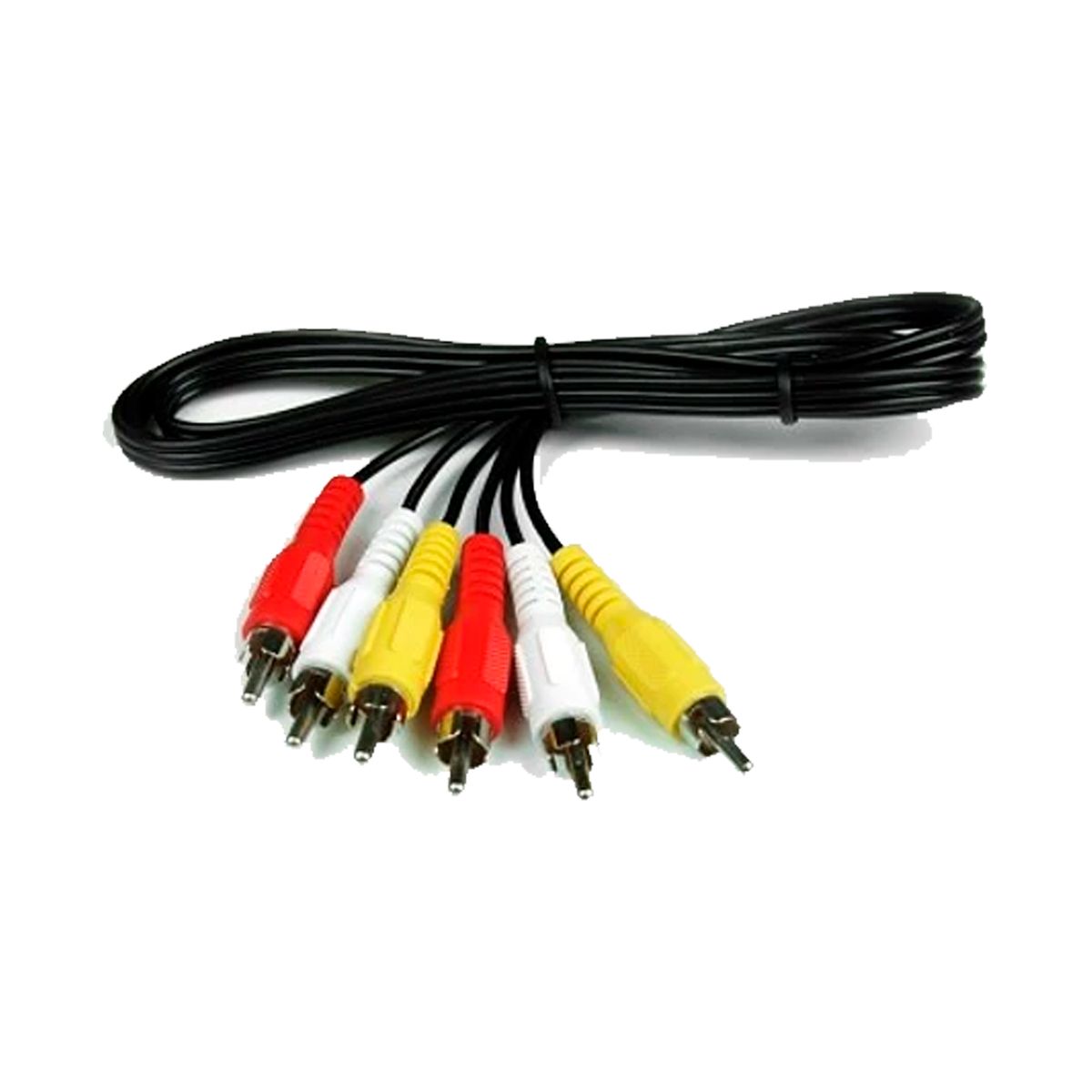 GENERICO - Cable rca 3x3 1.5 Mts
