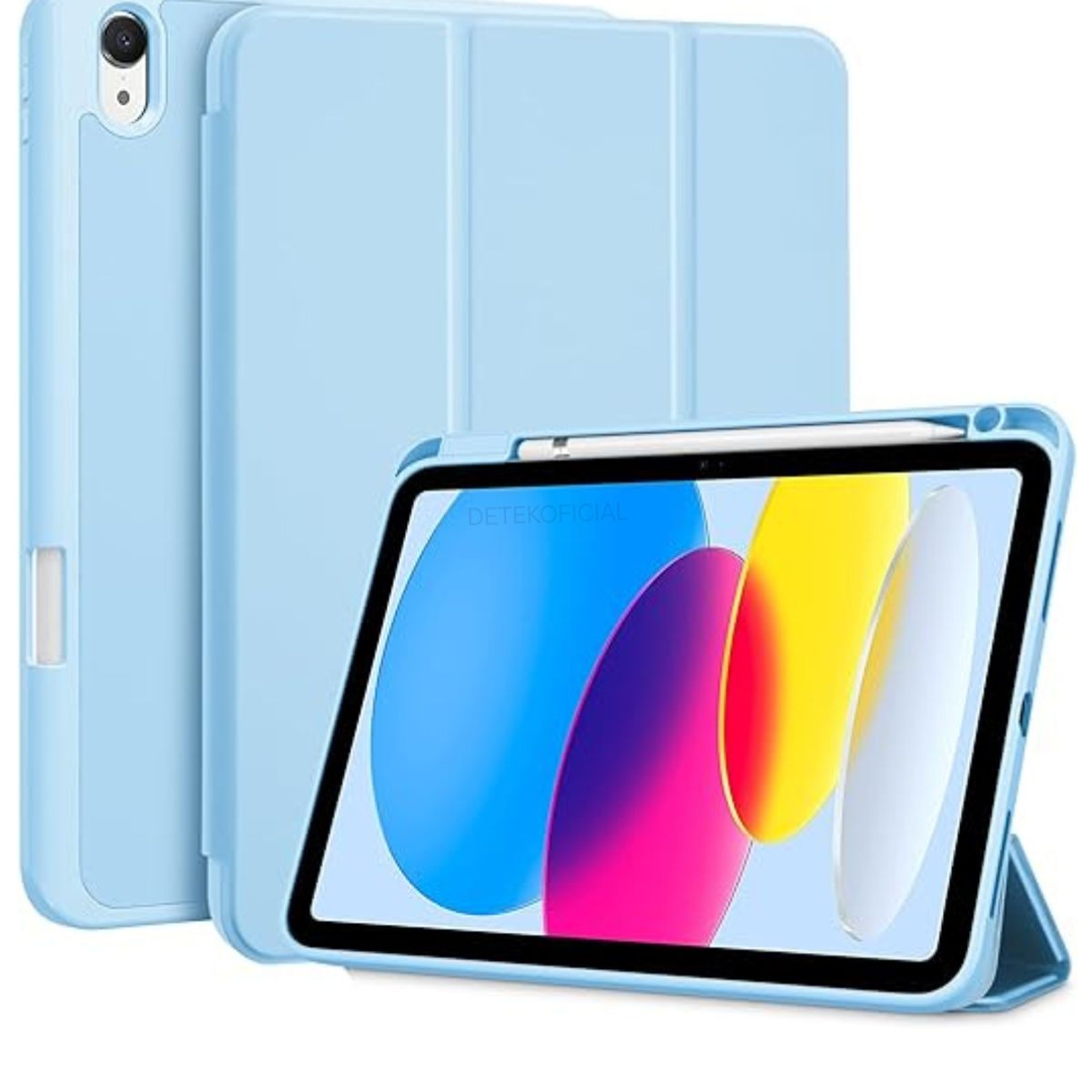 GENERICO - Funda Smart Cover Para iPad 10ma Generación 10.9 2022 - Celeste