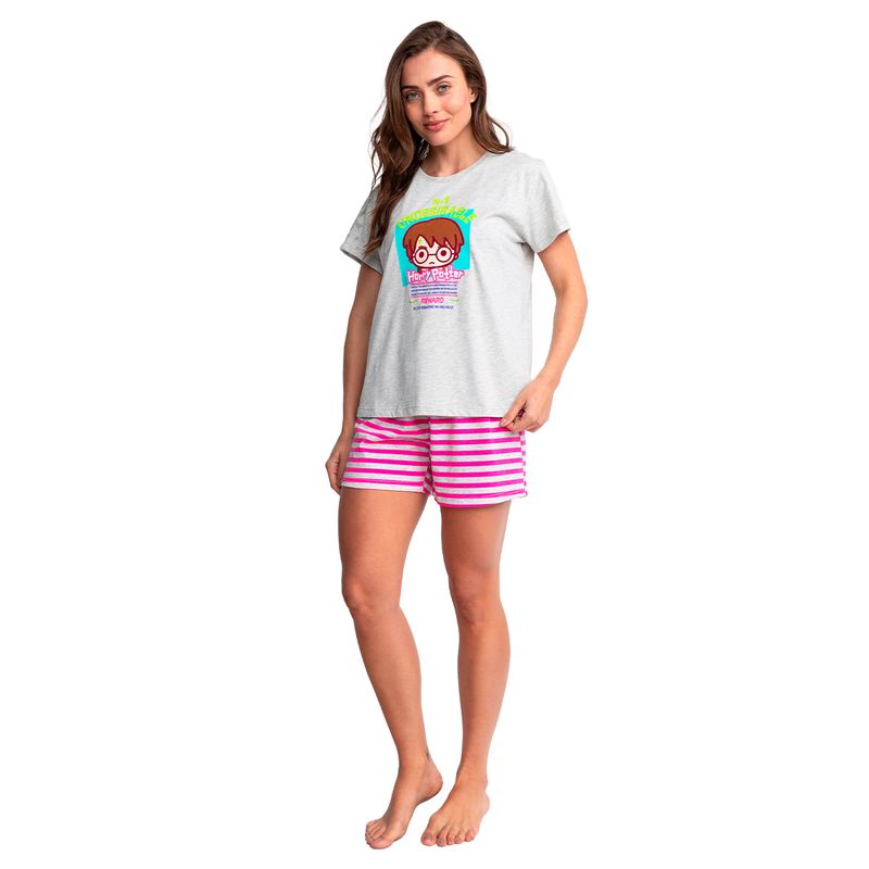 TOP - Pijama Mujer Verano Algodón Harry Potter C4 Top