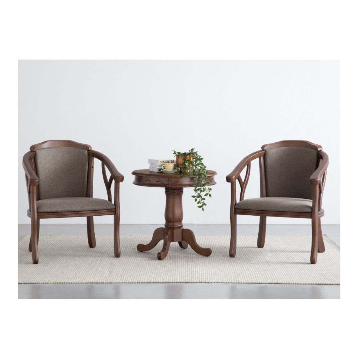 GENERICO - Set Sitiales Nazra + Mesa Beige Harmonic