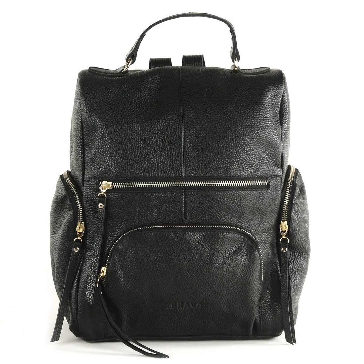 BRAVA - Mochila de cuero BRAVA modelo MARIE Negro