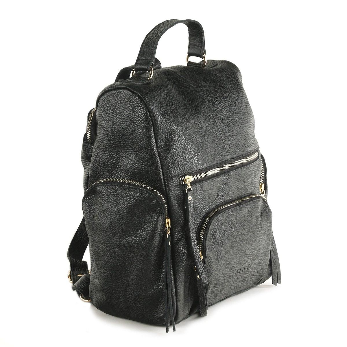 BRAVA - Mochila de cuero BRAVA modelo MARIE Negro