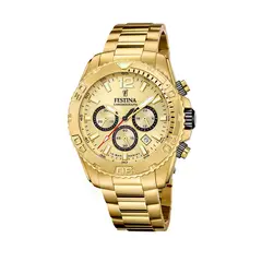FESTINA - Reloj F20684/1 Dorado Mujer Timeless Chronograph