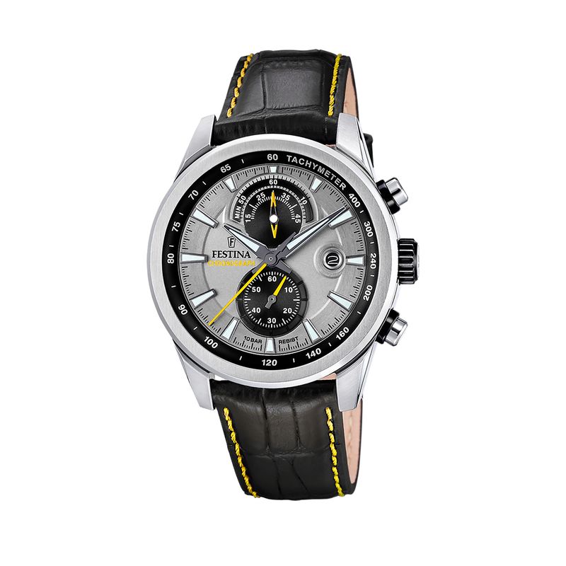 FESTINA - Reloj F206954 Festina Gris Hombre Timeless Chronograph FESTINA