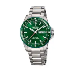FESTINA - Reloj F206983 Verde Hombre Calendario Titanium