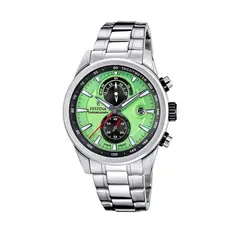 FESTINA - Reloj F20694/3 Verde Hombre Timeless Chronograph