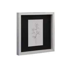 VGO - Marco de madera Blanco con paspartú 10x15 sin paspartú 20x20
