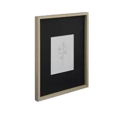 VGO - Marco de madera Café con paspartú 15x20 sin paspartú 30x40