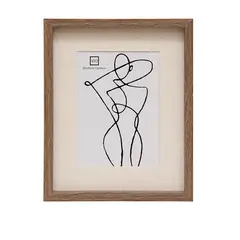 VGO - Marco Madera de madera con paspartú 20x25 sin paspartú 24x30