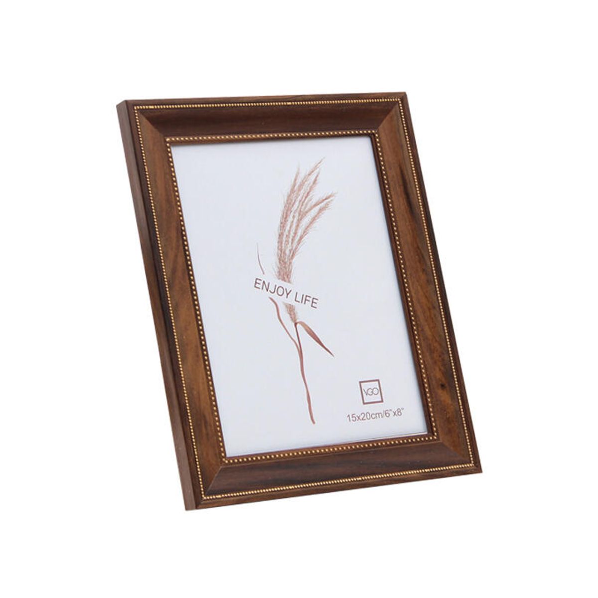 VGO - Marco 20X25 Madera Con Detalle Puntitos Marron Vgo