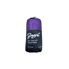 GENERICO - Toalla Baño Viaje Microfibra De Secado Rapido 3 Pcs
