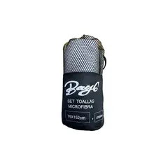 GENERICO - Toalla Baño Viaje Microfibra De Secado Rapido 3 Pcs