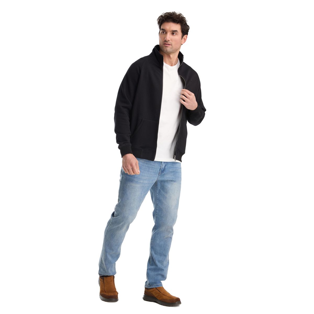 PANAMA JACK - Polerón Hombre Negro Panama Jack