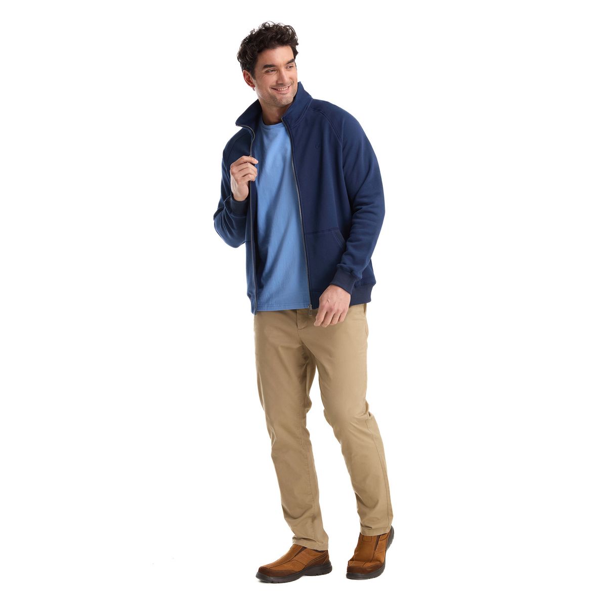 PANAMA JACK - Polerón Hombre Azul Panama Jack