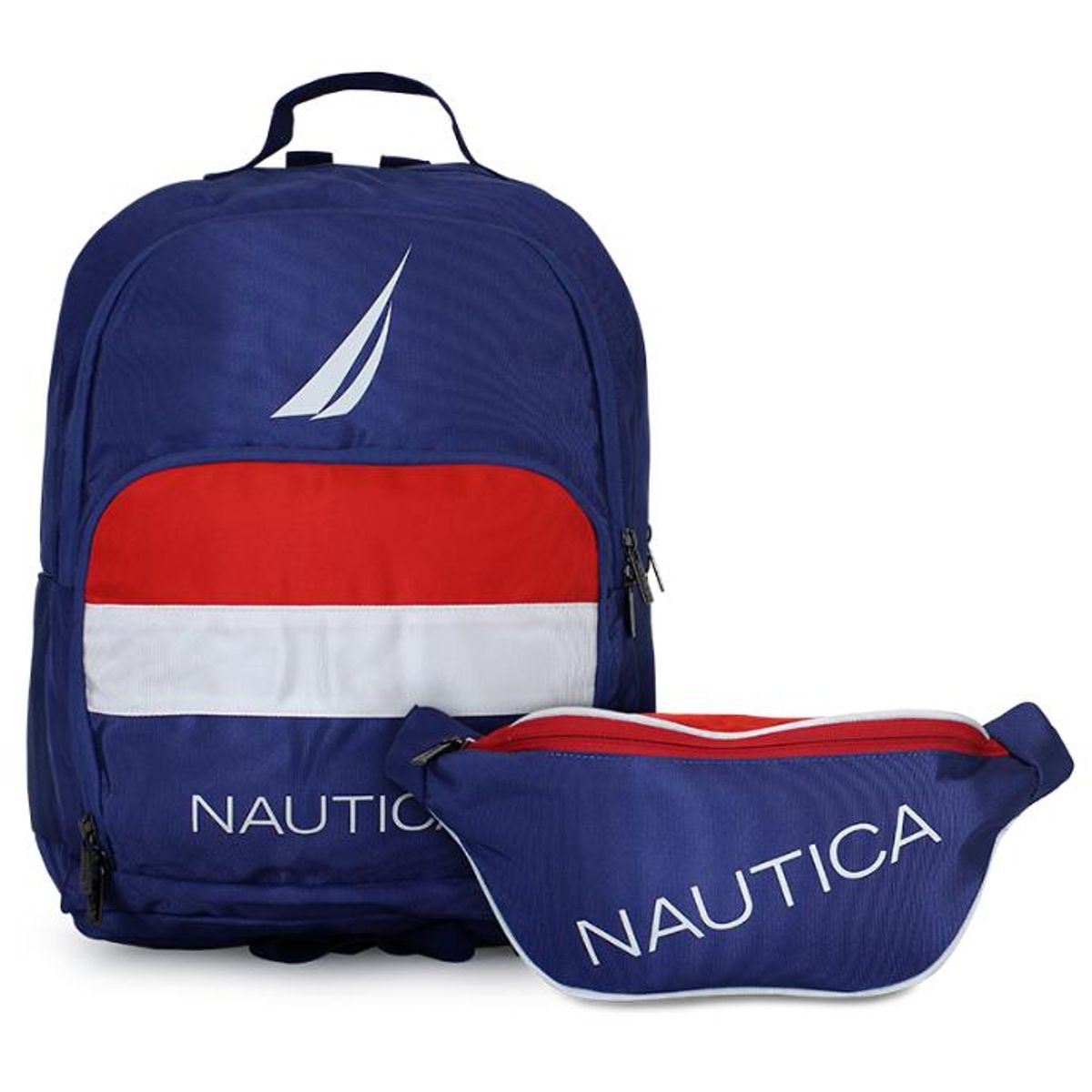 NAUTICA - Mochila Pólux + Banano Kappa azul Nautica