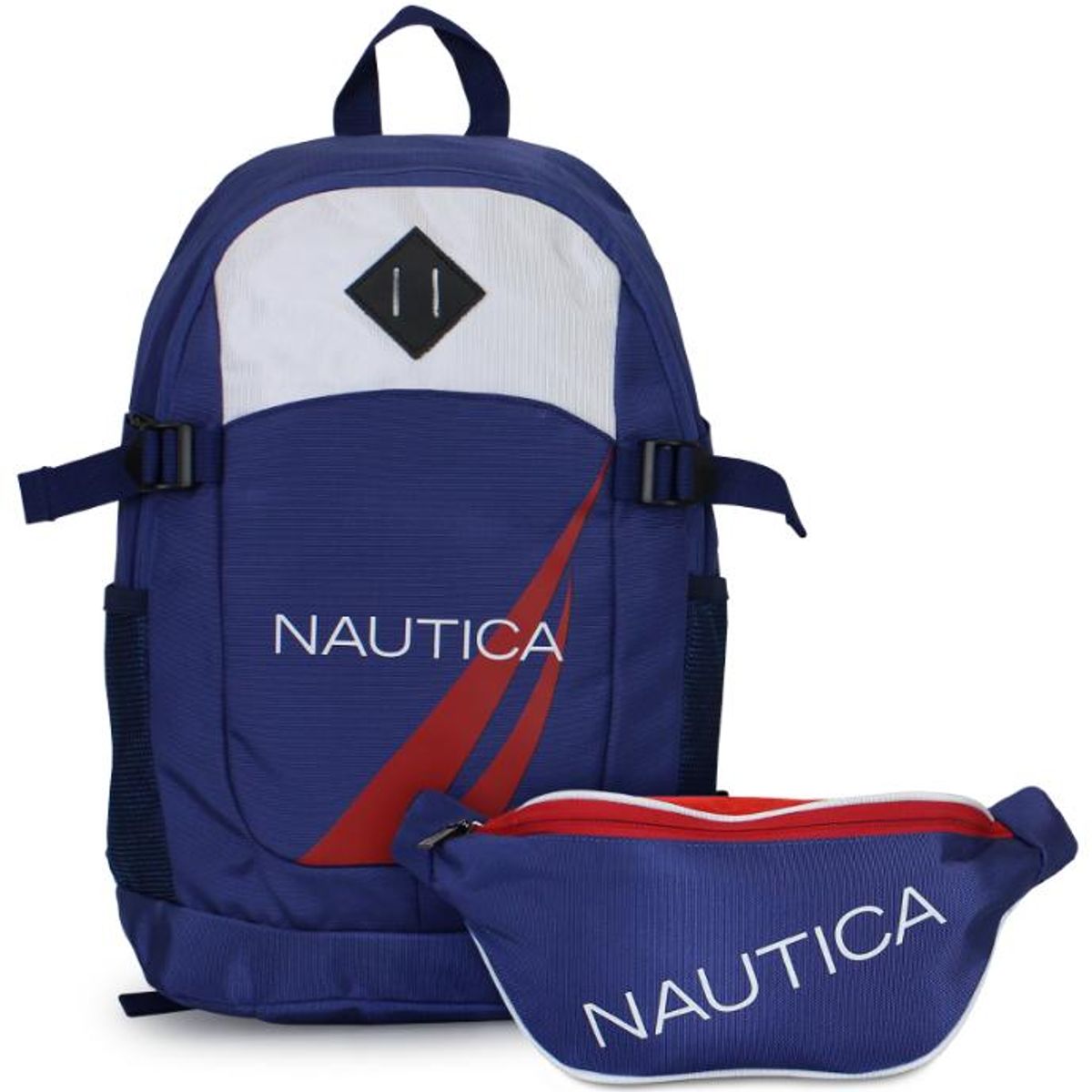 NAUTICA - Mochila Atlas + Banano Kappa azul Nautica