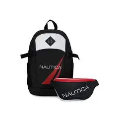 NAUTICA - Mochila Atlas + Banano Kappa negro