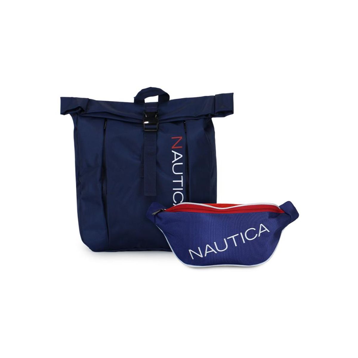 NAUTICA - Mochila Bend + Banano Kappa azul Nautica