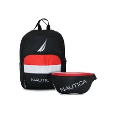 NAUTICA - Mochila Pólux + Banano Kappa negro