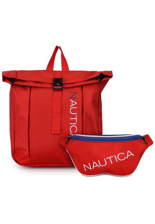 Mochila Bend + Banano Kappa rojo Rojo TALLA UNICA