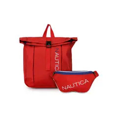 NAUTICA - Mochila Bend + Banano Kappa rojo
