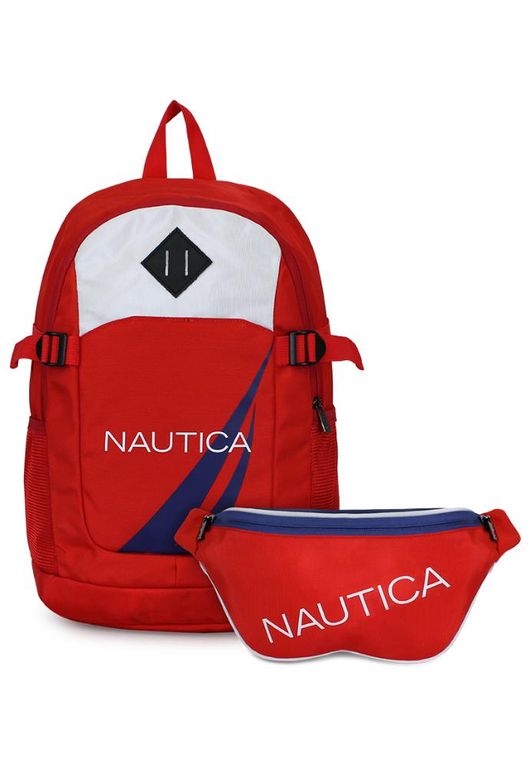 Mochila Atlas + Banano Kappa rojo Rojo TALLA UNICA