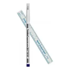 GENERICO - Lápiz Quirúrgico Marcador Estéril Blanco +regla Microblading