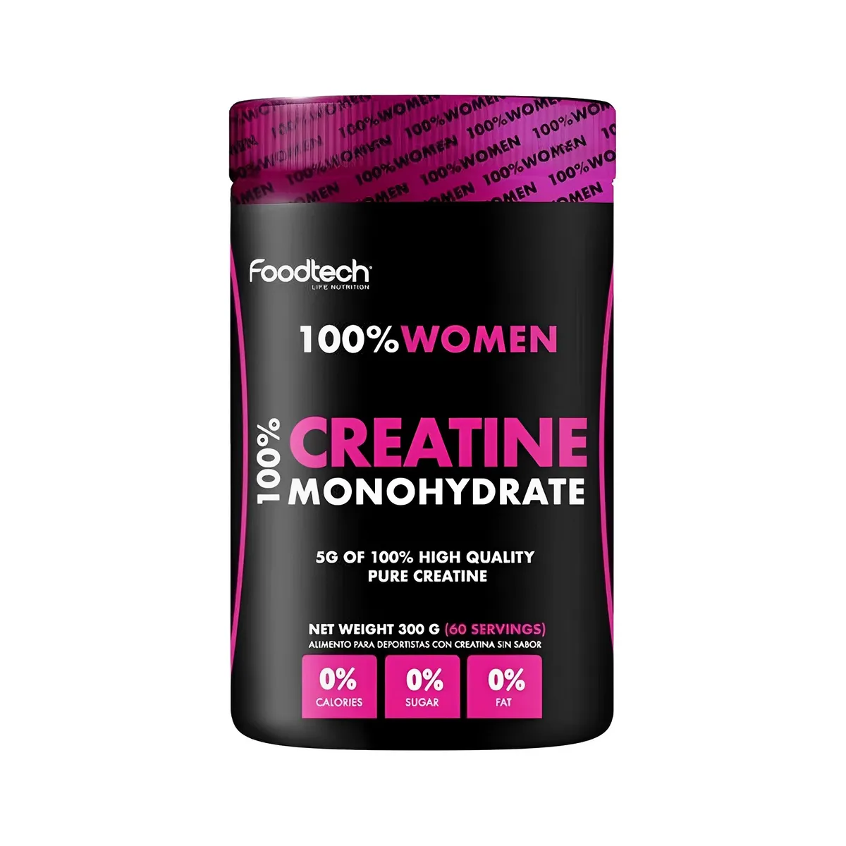 GENERICO - Foodtech 100% Women Creatina 300 gr