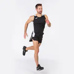 JOMA - Polera Técnica Record Tank Hombre Negro
