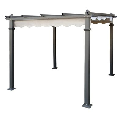 Imagen 2 del producto Toldo Gazebo Roma Retráctil 3.35 mts crudo