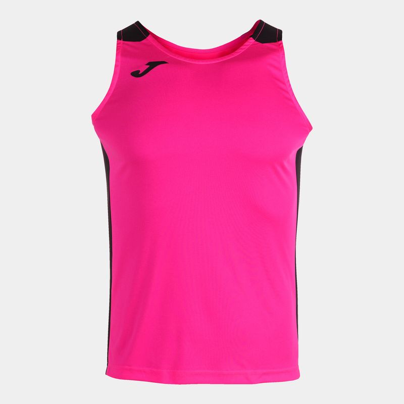 JOMA - Polera Técnica Joma Record Tank  Hombre Rosa Fluor