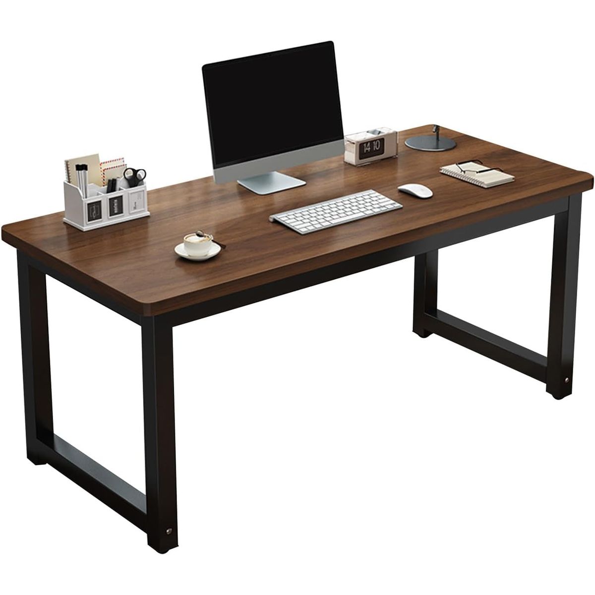 U BUY - Escritorio De Estudio Para Oficina En Casa Negro Marrón