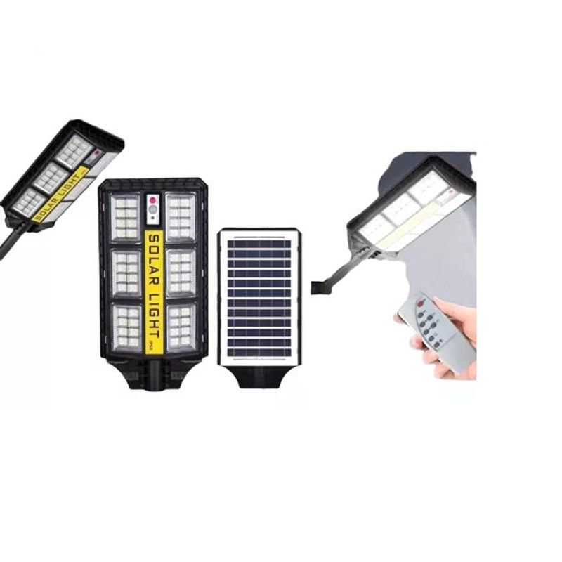 GENERICO - X2 Foco Solar 300w Foco Led Focos Solares Potentes Exterior