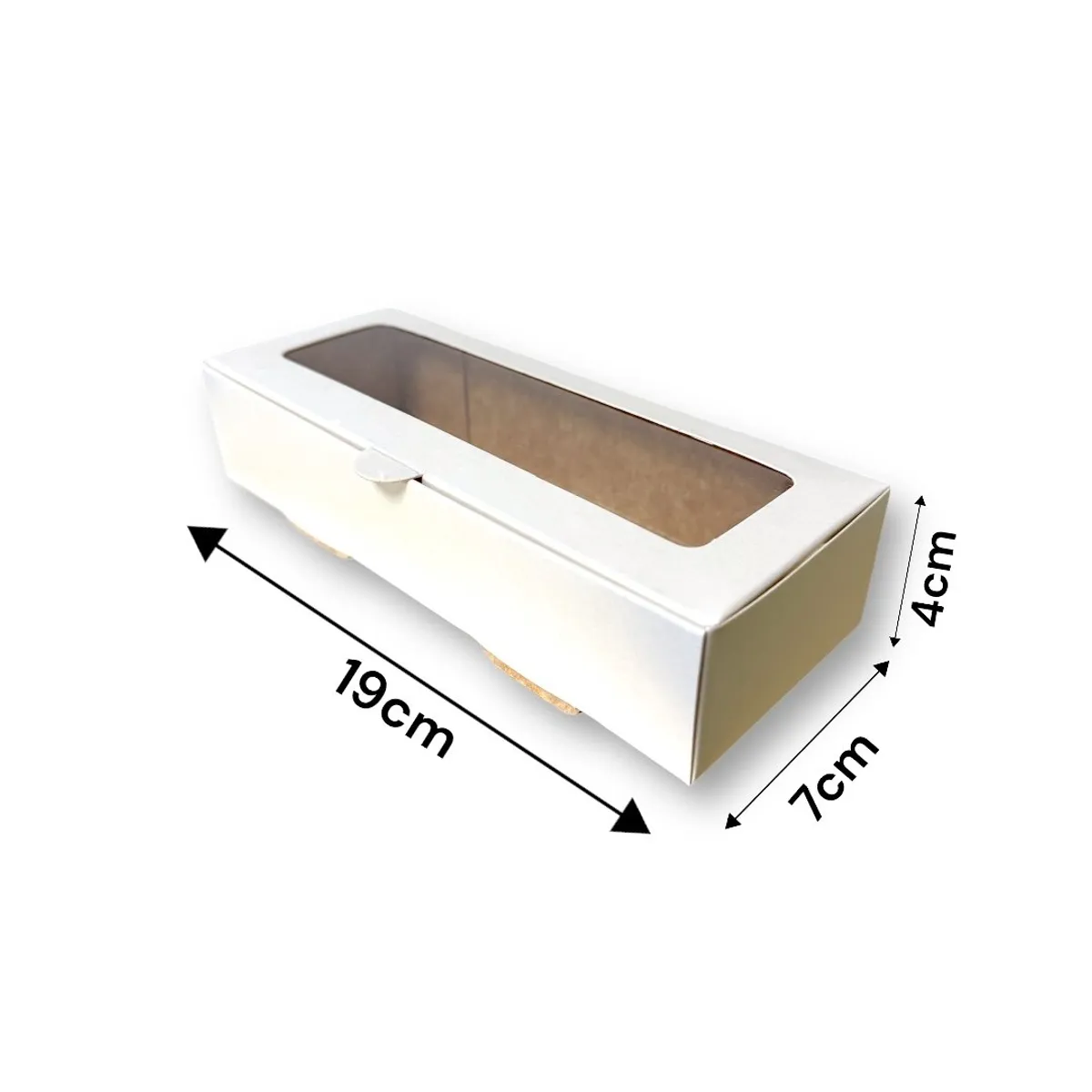GENERICO - Pack 25 Cajas Multiuso Ideal 3 Alfajores, Galletas 19x7x4cm