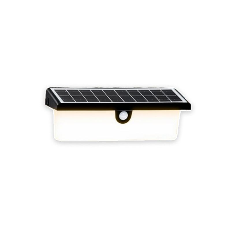 PRO OUTDOOR - Aplique Solar Rectangular Contra Agua Con Sensor De Movimiento