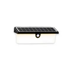 PRO OUTDOOR - Aplique Solar Rectangular Contra Agua Con Sensor De Movimiento