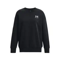 UNDER ARMOUR - Polerón Oversize Icon Fleece mujer Negro UNDER ARMOUR.-