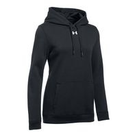Polerón UA Hustle Fleece para mujer Negro