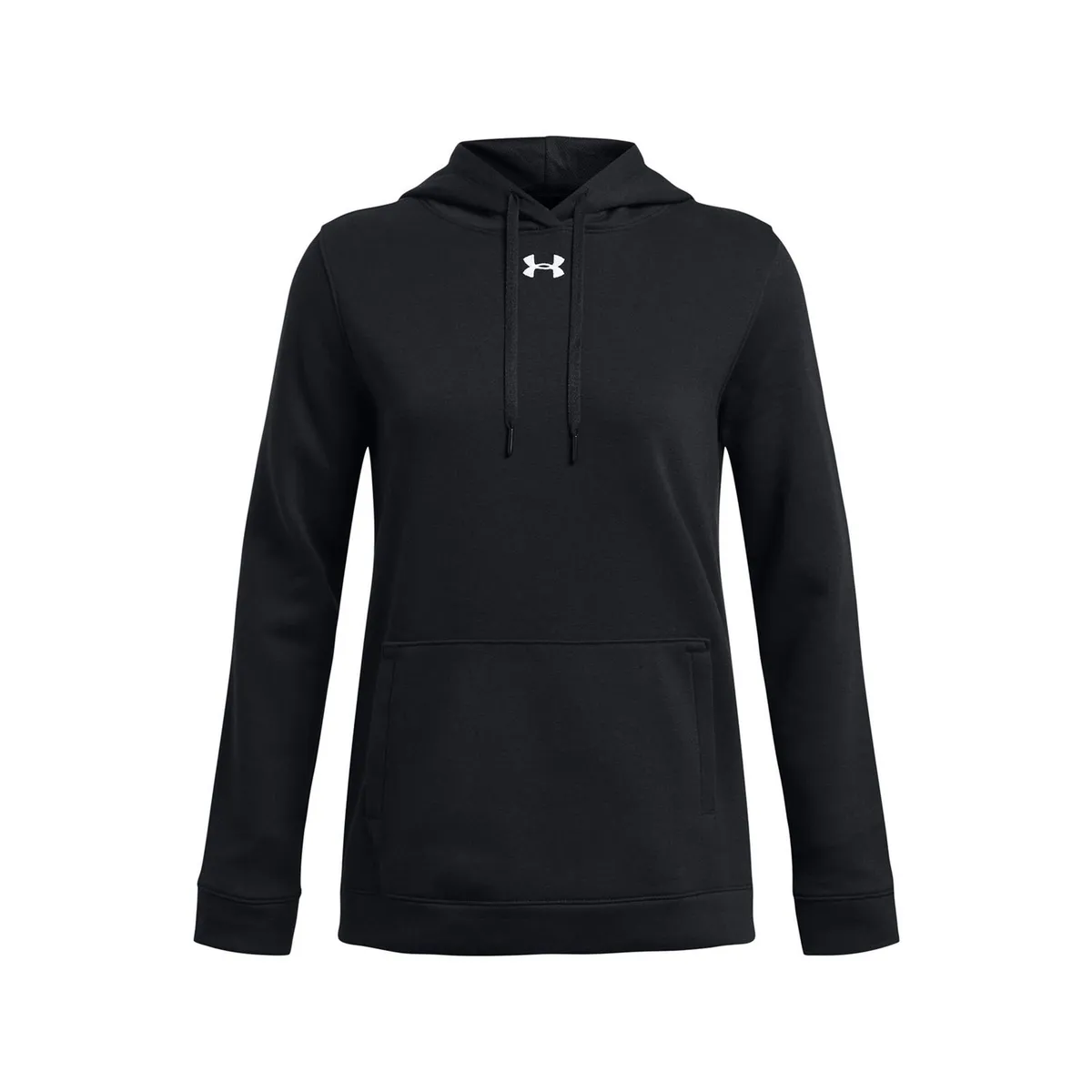 UNDER ARMOUR - Polerón UA Hustle Fleece para mujer Negro UNDER ARMOUR