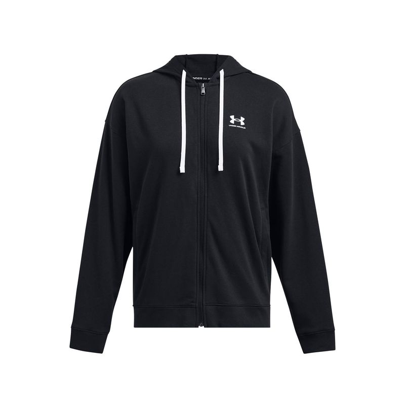 UNDER ARMOUR - Polerón Oversize Rival Terry mujer Negro UNDER ARMOUR