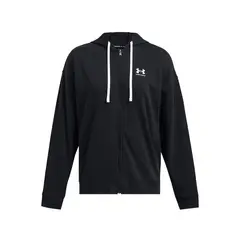 UNDER ARMOUR - Polerón Oversize Rival Terry mujer Negro