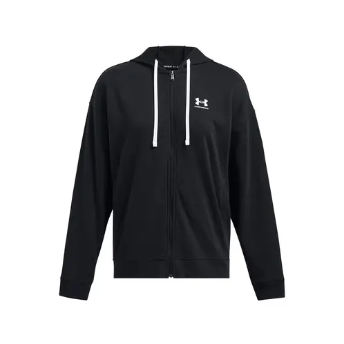 UNDER ARMOUR - Polerón Oversize Rival Terry mujer Negro