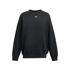 UNDER ARMOUR - Polerón Oversize UA Rival para mujer Negro