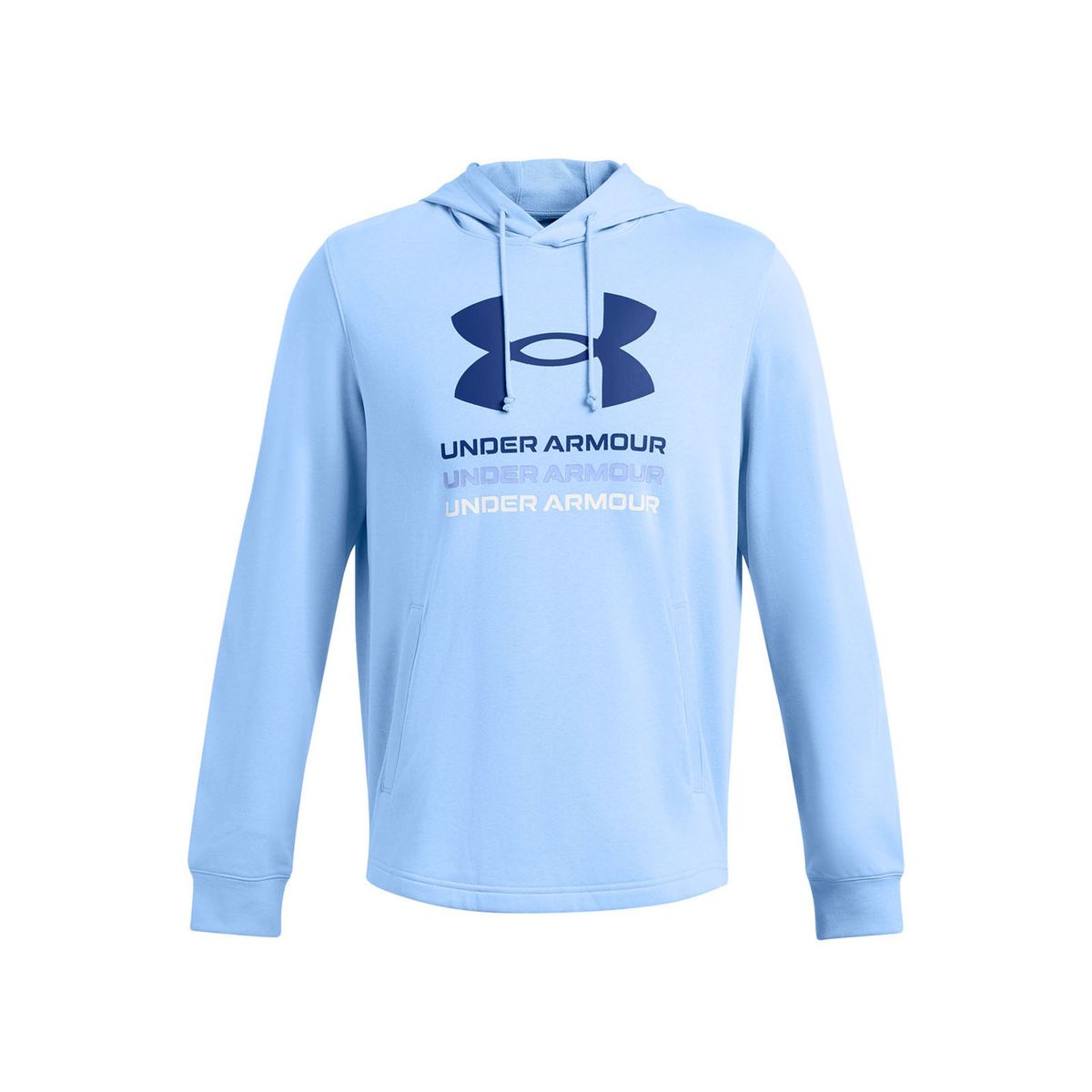 UNDER ARMOUR - Polerón UA Rival Terry para hombre Azul UNDER ARMOUR