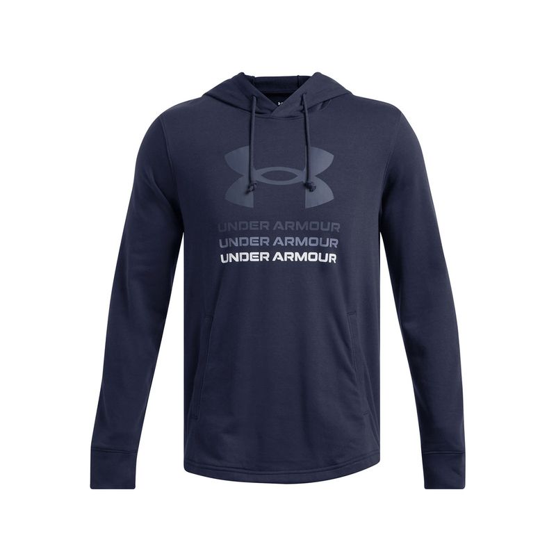UNDER ARMOUR - Polerón UA Rival Terry para hombre Marino UNDER ARMOUR