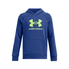 UNDER ARMOUR - Polerón UA Rival para niño Azul UNDER ARMOUR.