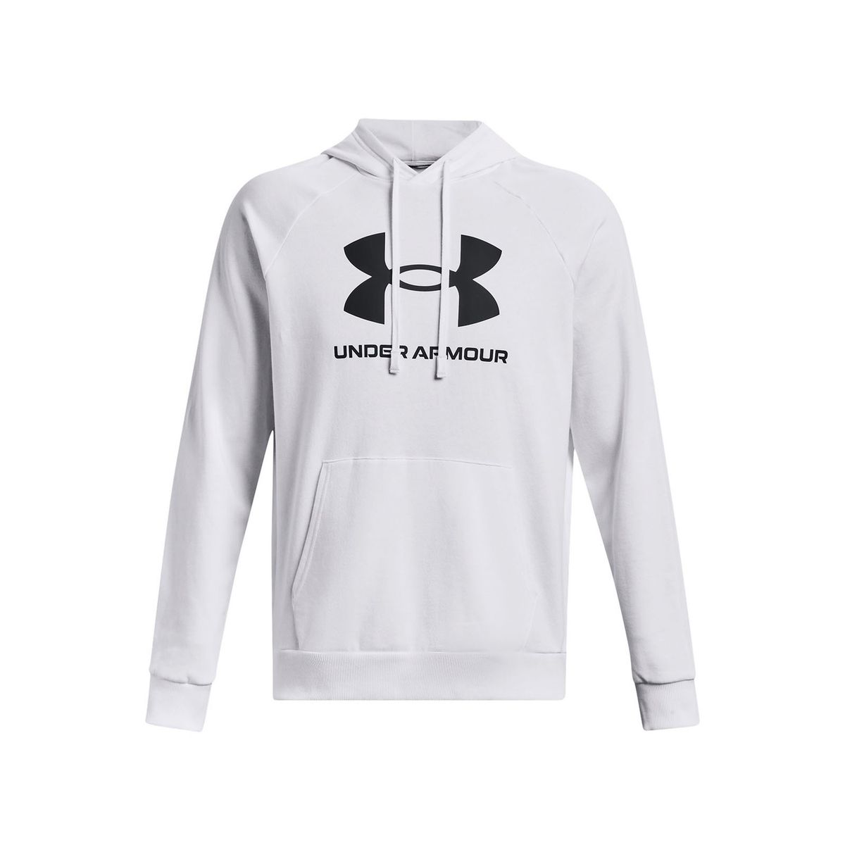 UNDER ARMOUR - Polerón UA Rival Fleece para hombre Blanco UNDER ARMOUR